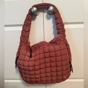 Free people Quilted Women's Carryall Bag in Dusty Rose